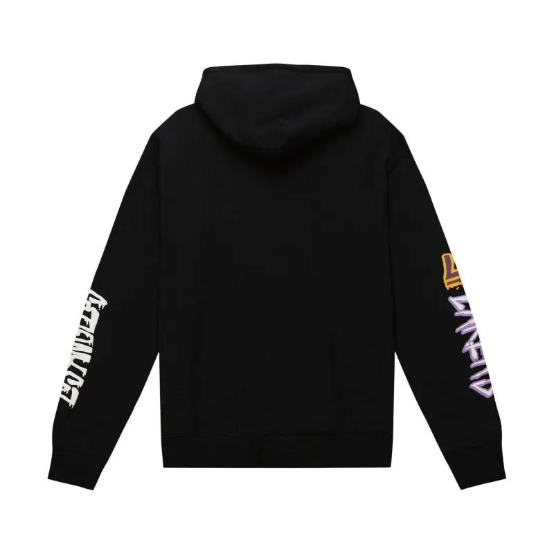 Sudadera Mitchell & Ness Nba W Slap Sticker Crew Los Angeles Lakers