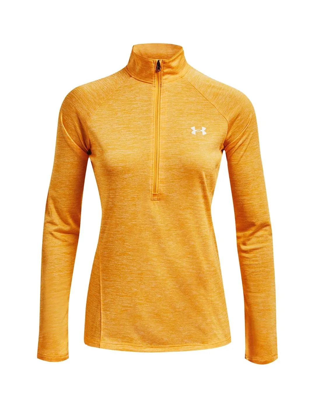 Sudadera Mujer Under Armour Tech 1/2 Zip Naranja