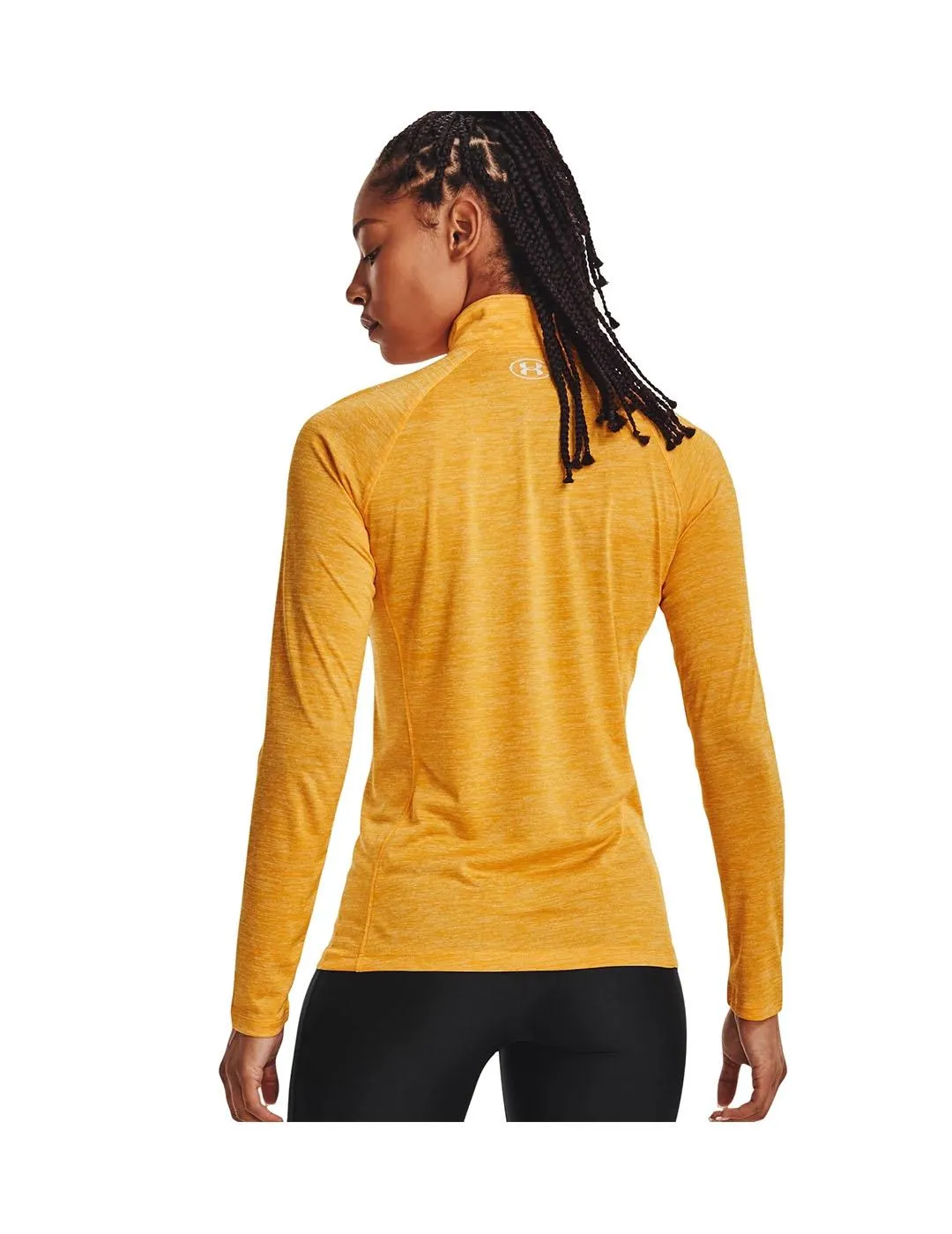 Sudadera Mujer Under Armour Tech 1/2 Zip Naranja