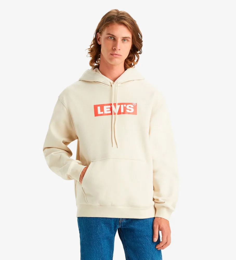 Sudadera Relaxed Graphic beige