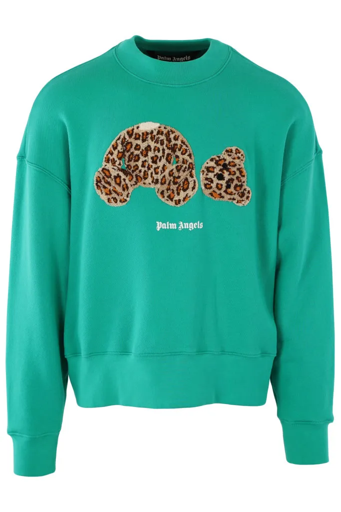 Sudadera verde con oso