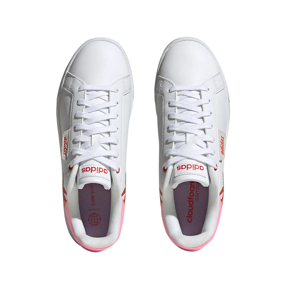 Tenis Mujer Adidas Court Silk  - Blanco