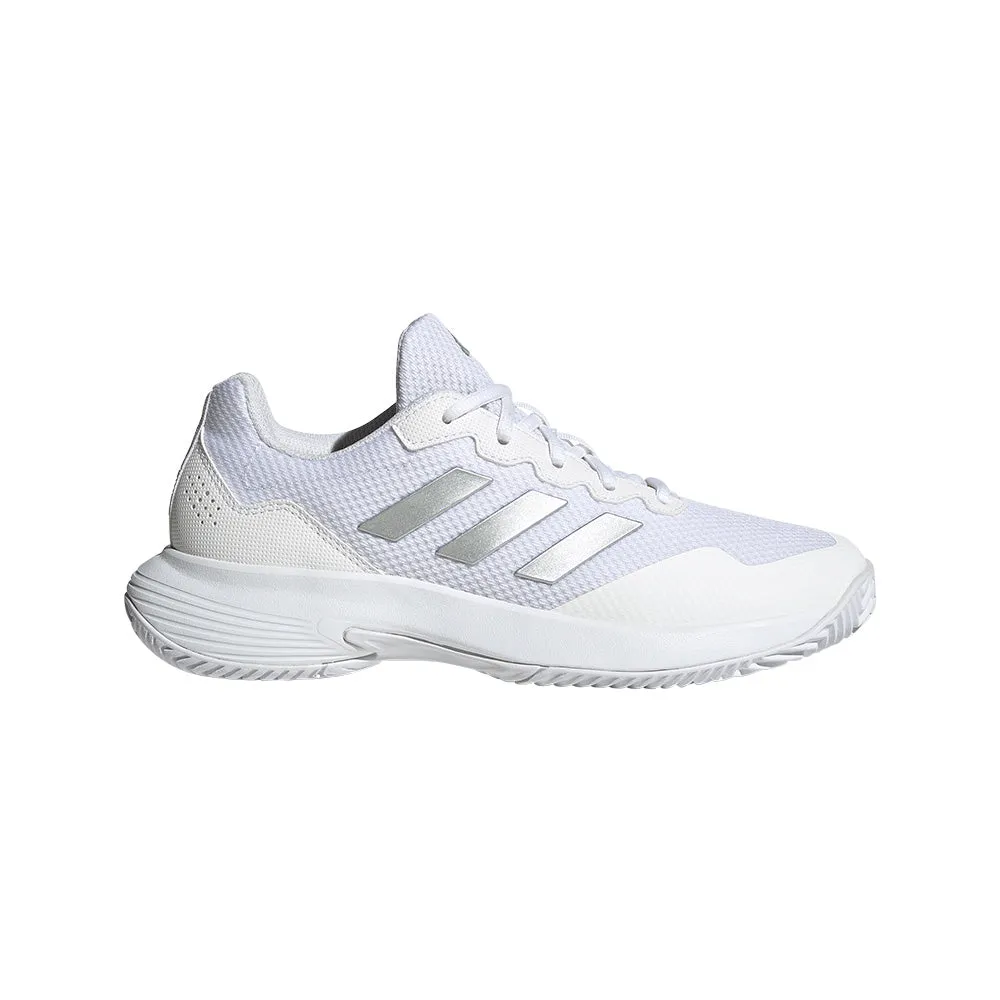 Tenis Mujer Adidas Gamecourt 2.0  - Blanco