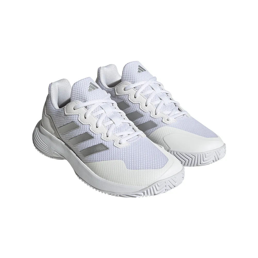 Tenis Mujer Adidas Gamecourt 2.0  - Blanco