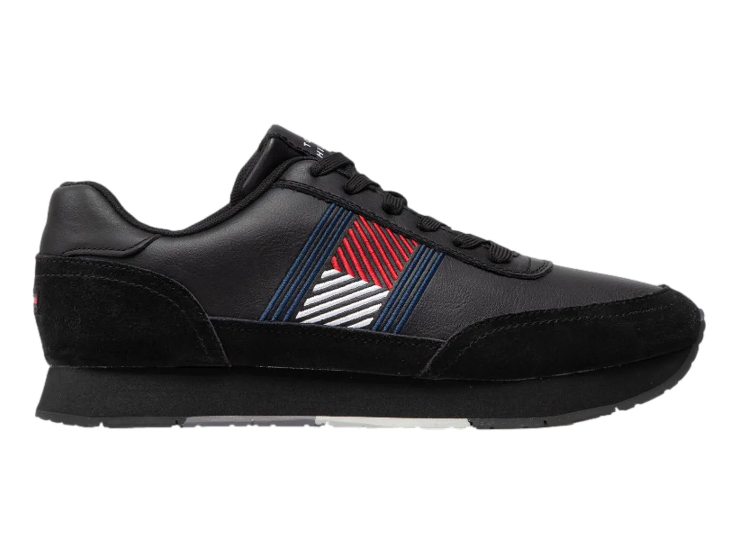 Tenis Tommy Hilfiger Essential Runner Flag Leather Para Hombre