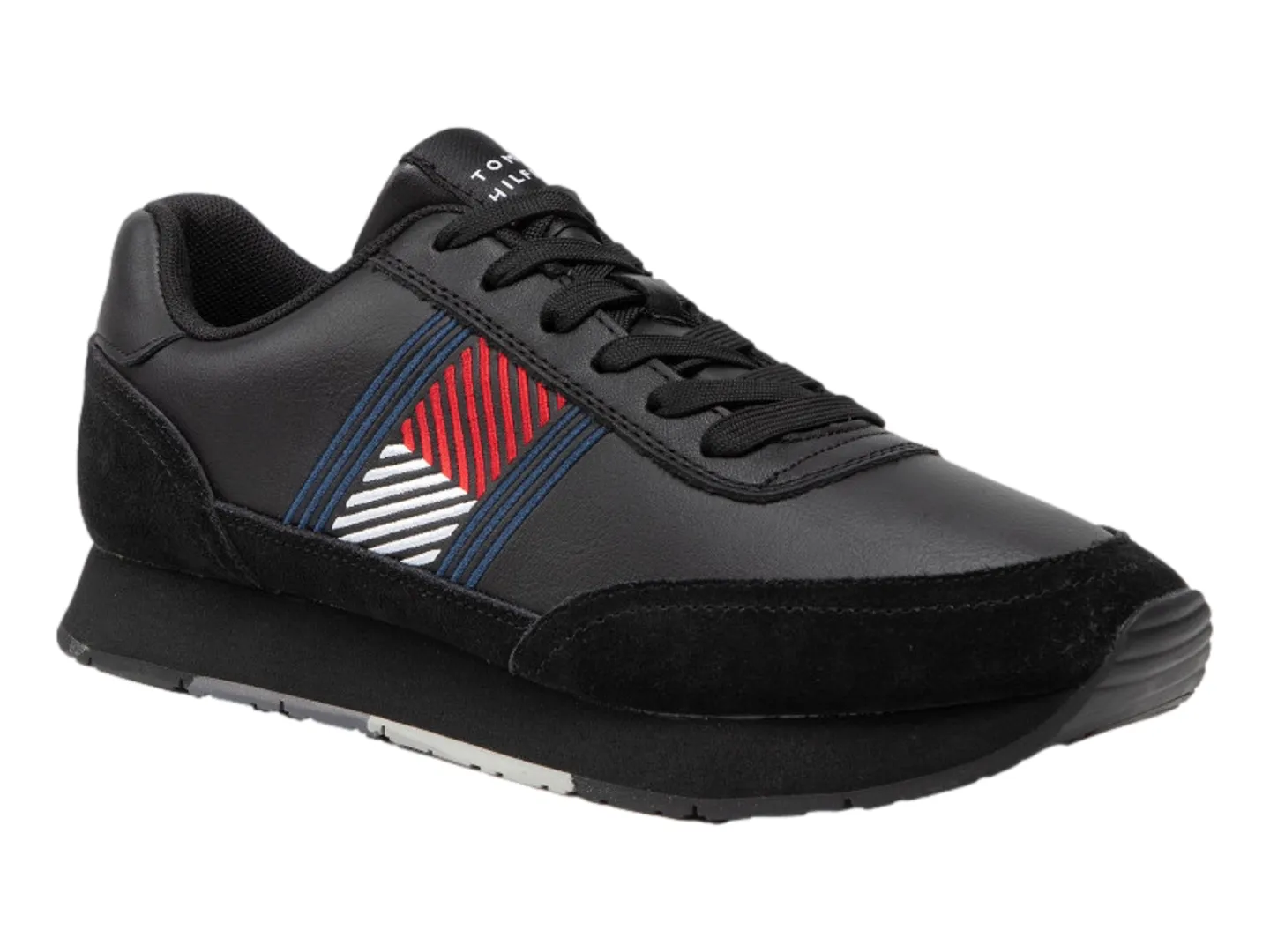 Tenis Tommy Hilfiger Essential Runner Flag Leather Para Hombre