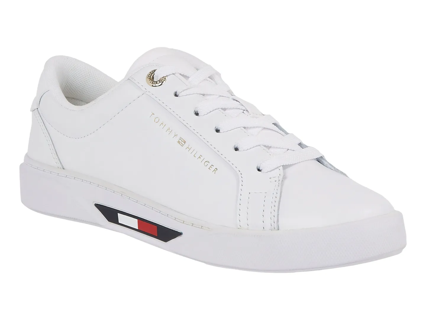 Tenis Tommy Hilfiger W07559 Blanco Para Mujer