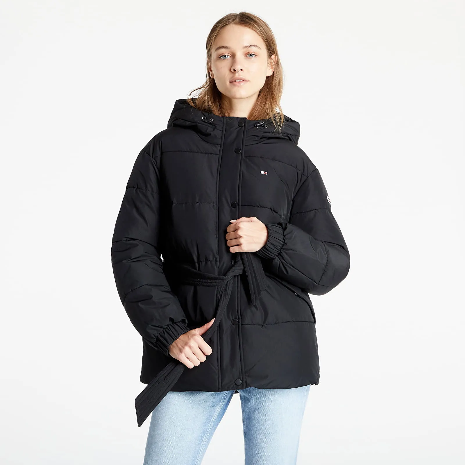 Tommy Hilfiger Belted Puffer