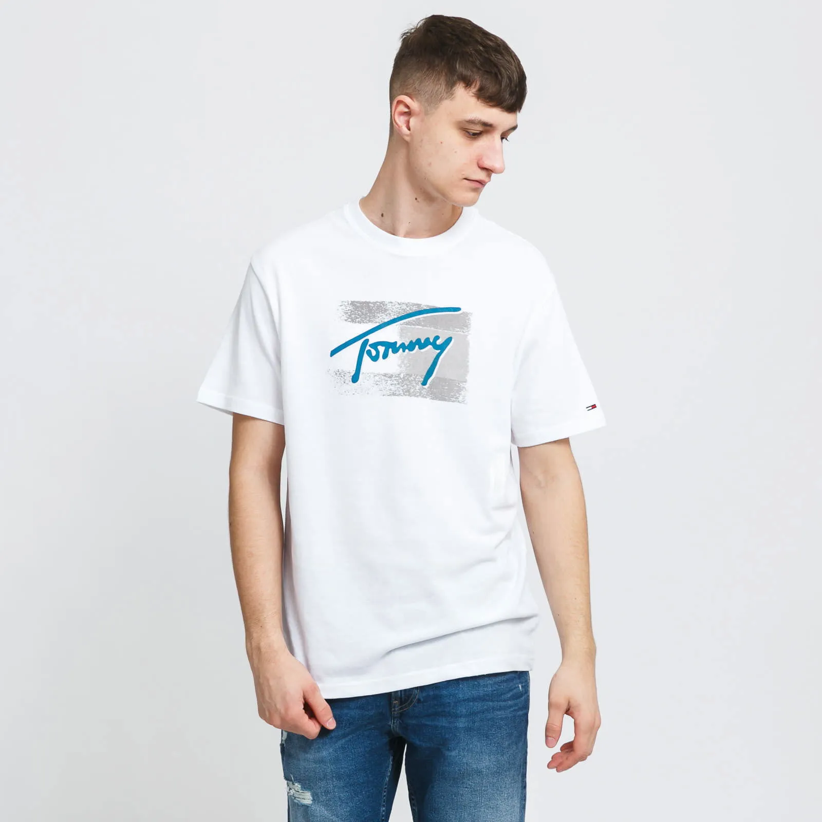 Tommy Hilfiger Faded Flag Script Tee