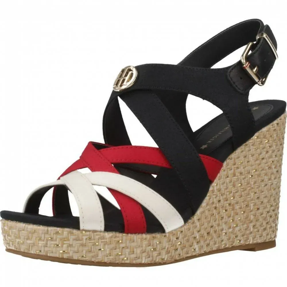 Tommy Hilfiger Iconic Elena Sandal Hardware FW0FW040104 020