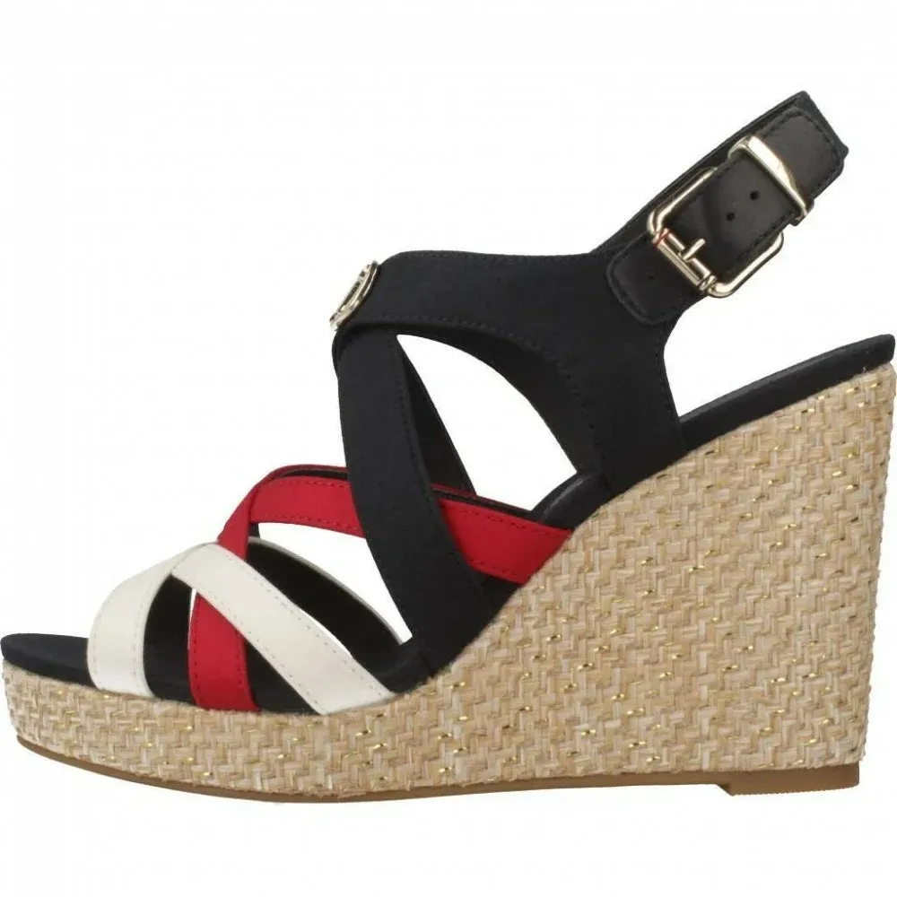 Tommy Hilfiger Iconic Elena Sandal Hardware FW0FW040104 020