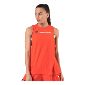 Tommy Hilfiger Sport Performance Tank Top Logo Orange