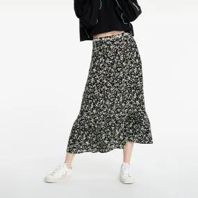 Tommy Hilfiger Tiered Floral Midi Skirt