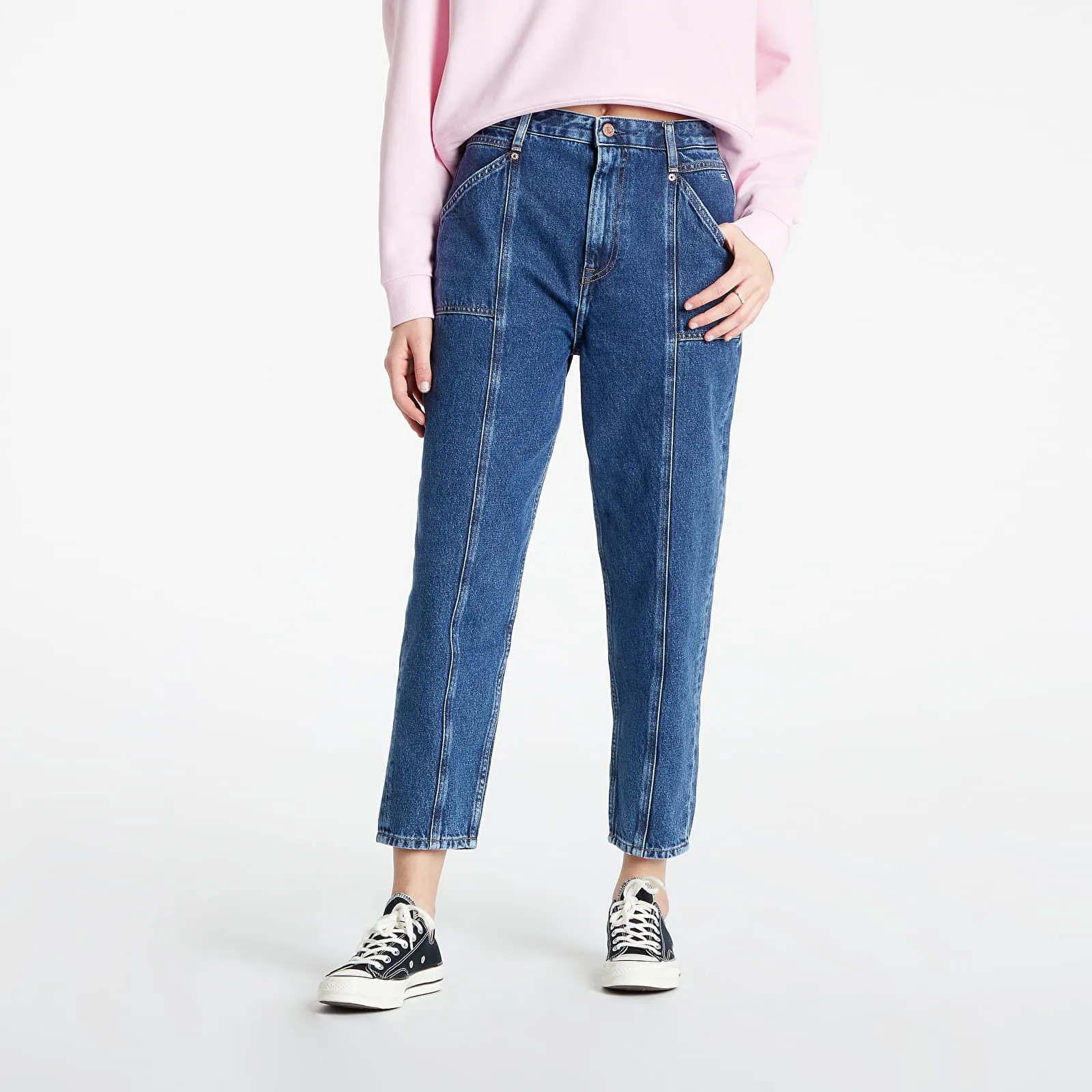 Tommy Hilfiger Ultra High Rise Tapered Mom Jeans