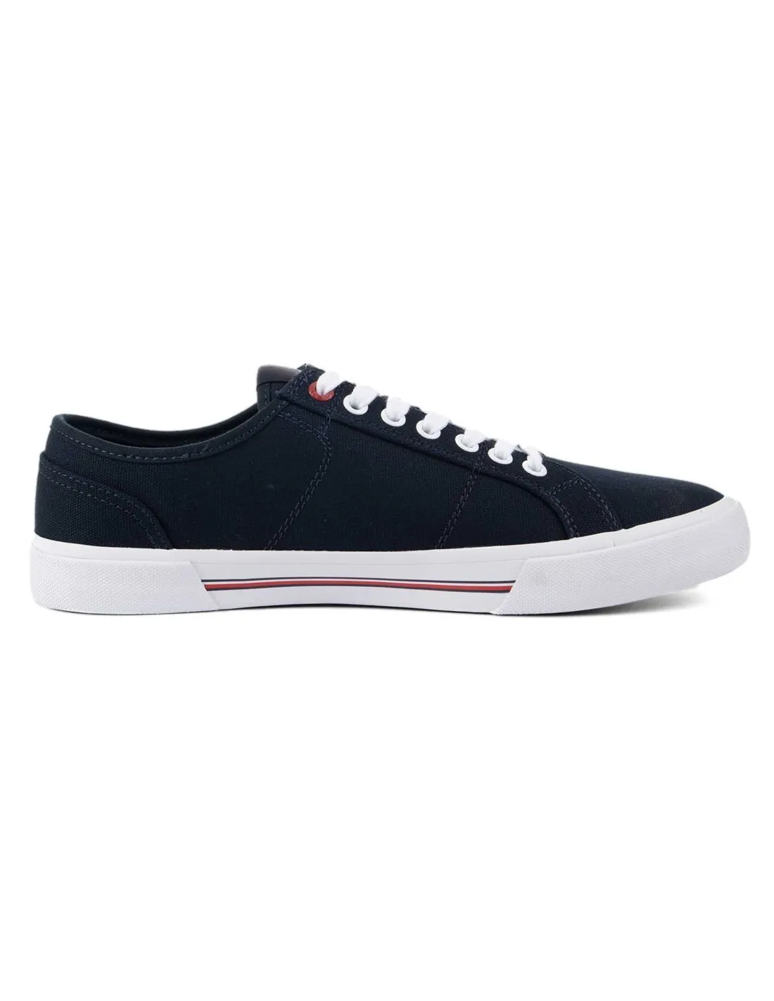 TOMMY HILFIGER - Zapatillas azul marino Core Corporate Vulc Canvas Hombre