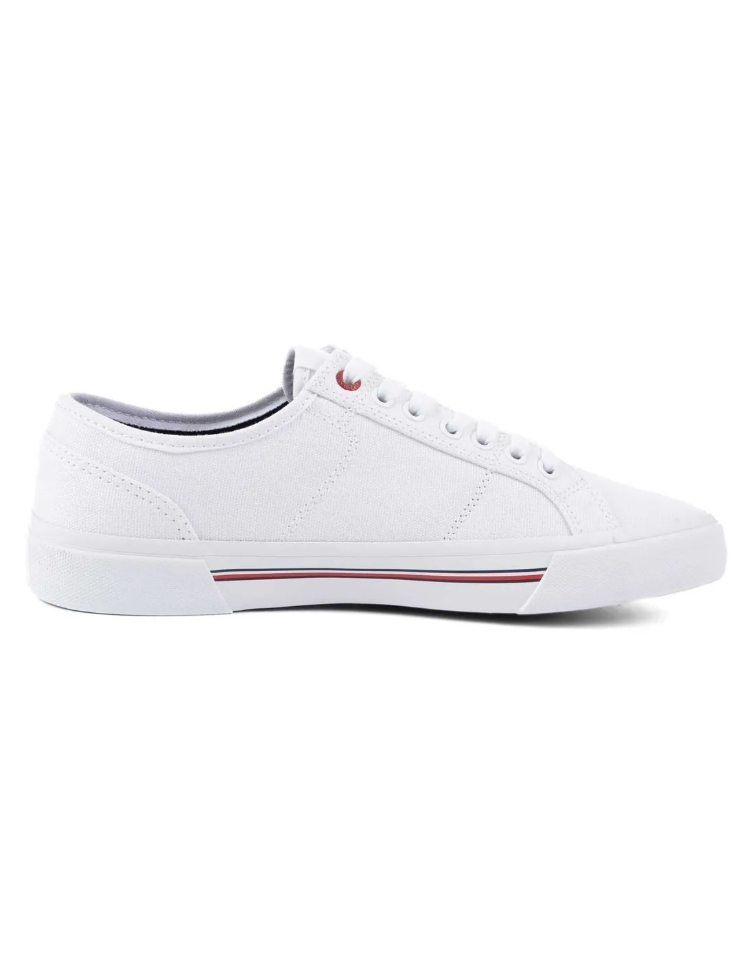 TOMMY HILFIGER - Zapatillas blancas Core Corporate Vulc Canvas Hombre