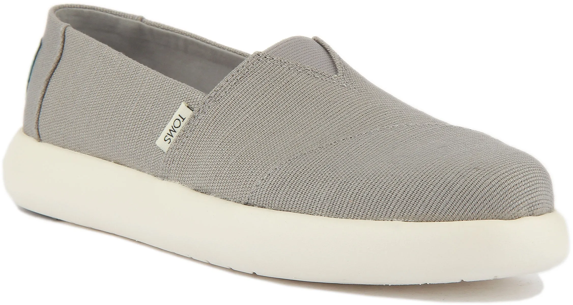 Toms Alpargata Earthwise Mallow Zapatillas de lona para mujer en gris