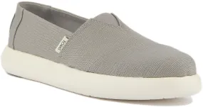 Toms Alpargata Earthwise Mallow Zapatillas de lona para mujer en gris