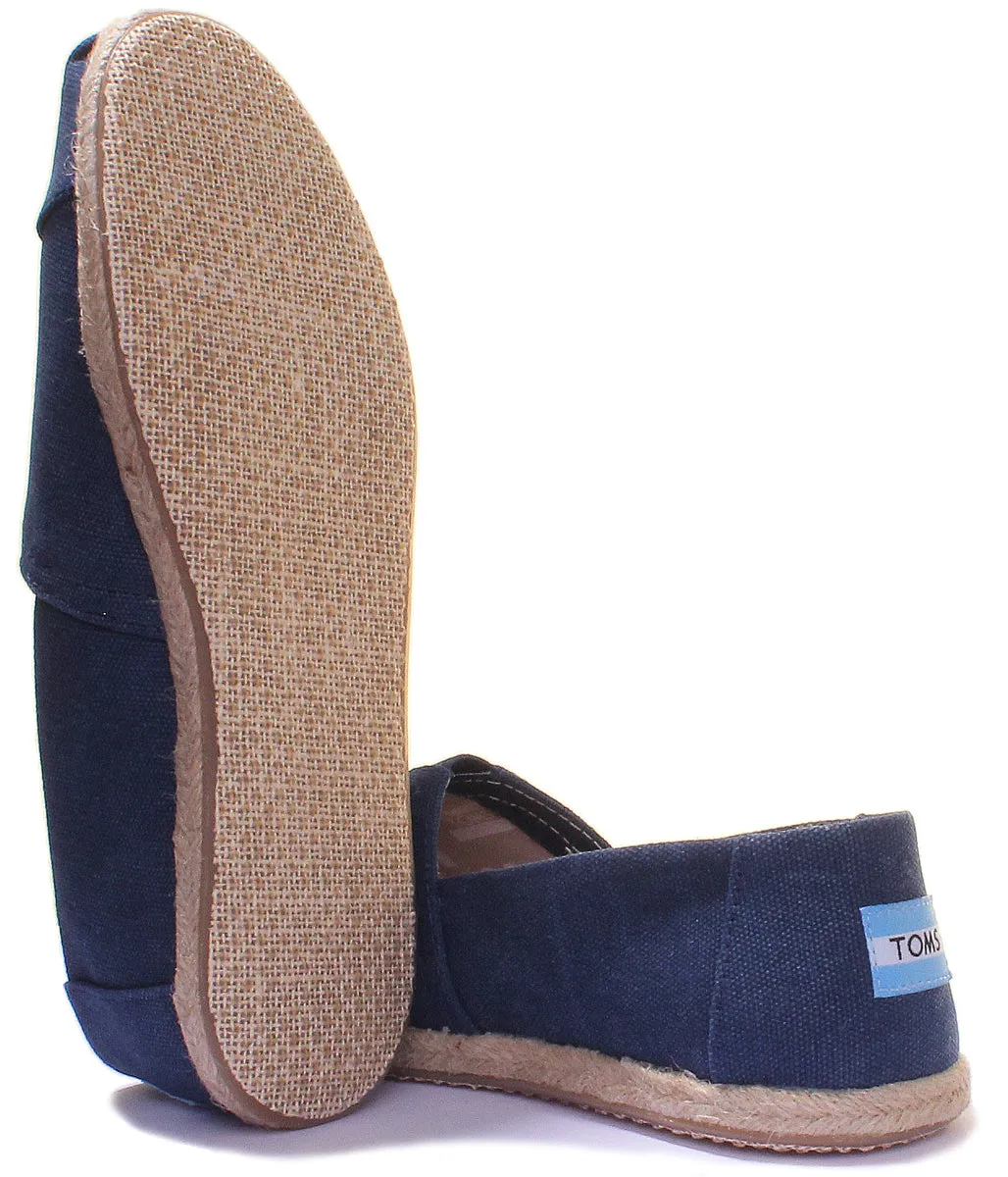 Toms Zapatillas clásicas core de lona para mujer en marino