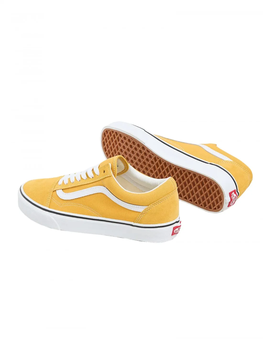 Vans Old Skool - Theory Dorado/Amarillo - Zapatos de piel skateboard