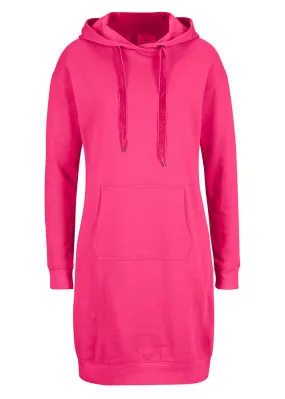 Vestido tipo sudadera Rosa oscuro