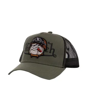 VON DUTCH - Gorra kaki VD/0/CAS1/BULL/K 