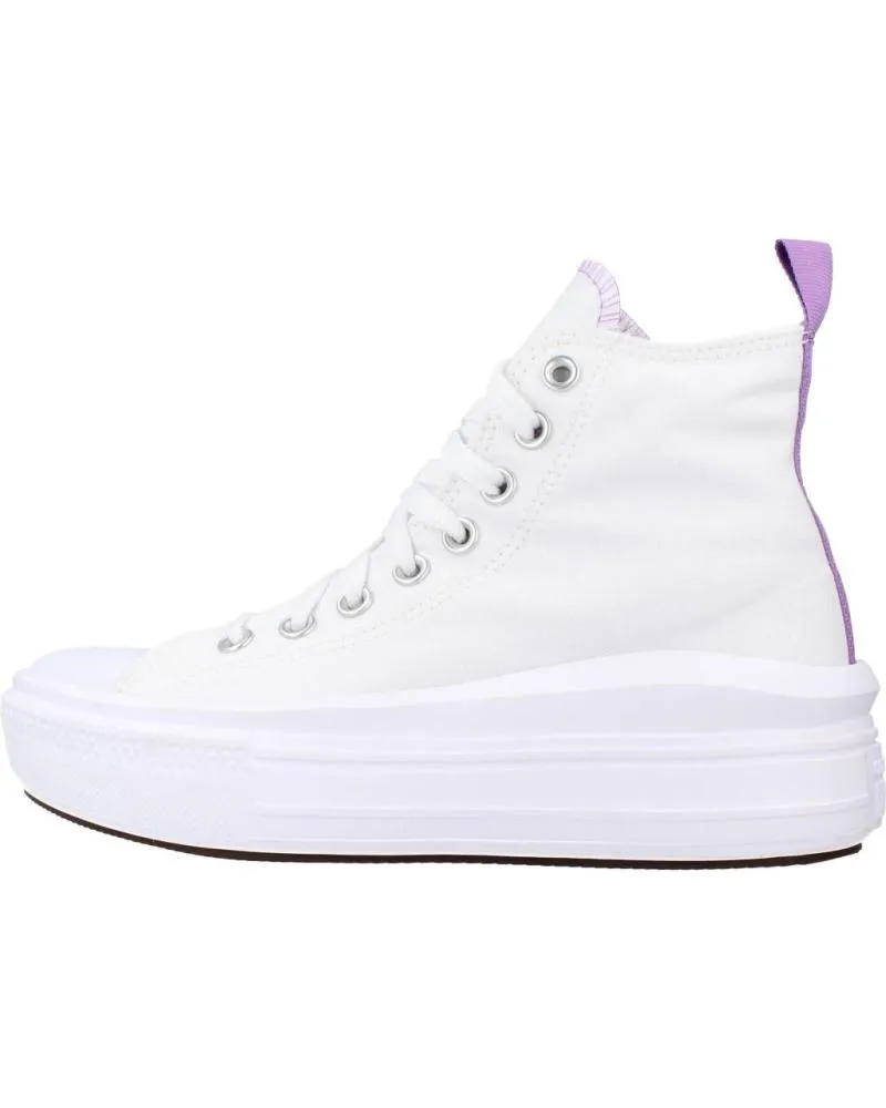 Zapatillas deporte CONVERSE  de Mujer ZAPATILLAS MUJER MODELO CHUCK TAYLOR ALL STAR MOVE HI COLOR  WHITE