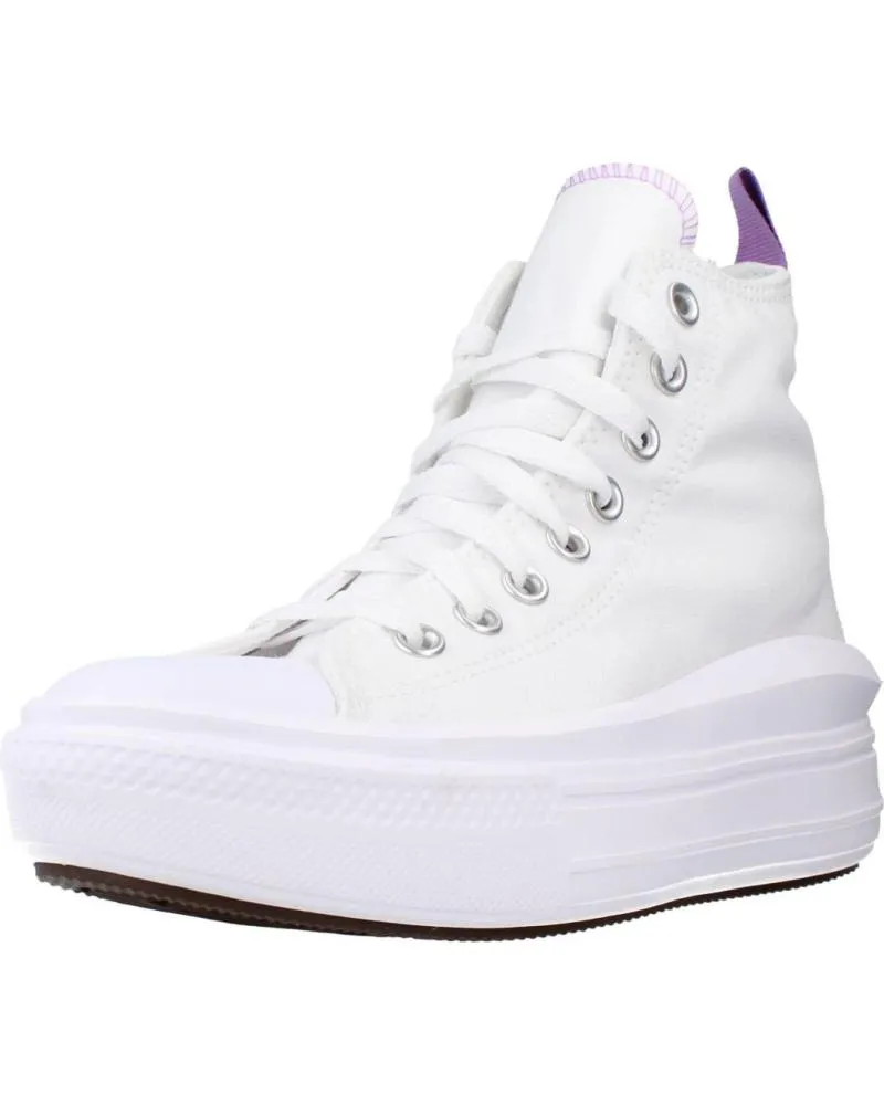 Zapatillas deporte CONVERSE  de Mujer ZAPATILLAS MUJER MODELO CHUCK TAYLOR ALL STAR MOVE HI COLOR  WHITE