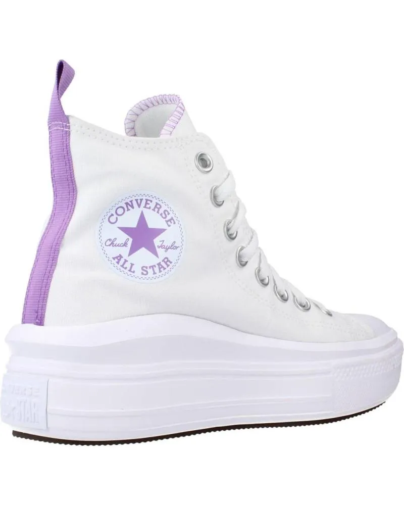 Zapatillas deporte CONVERSE  de Mujer ZAPATILLAS MUJER MODELO CHUCK TAYLOR ALL STAR MOVE HI COLOR  WHITE