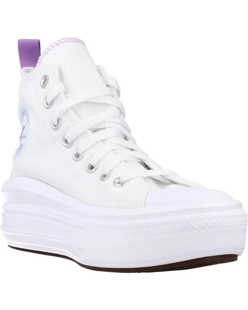 Zapatillas deporte CONVERSE  de Mujer ZAPATILLAS MUJER MODELO CHUCK TAYLOR ALL STAR MOVE HI COLOR  WHITE