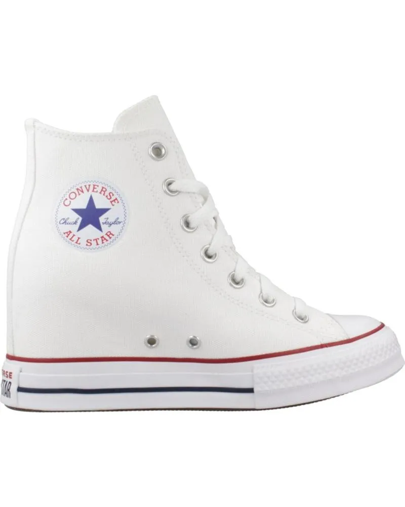 Zapatillas deporte CONVERSE  de Mujer ZAPATILLAS MUJER MODELO CHUCK TAYLOR ALL STAR WEDGE PLATFORM  WHTRED