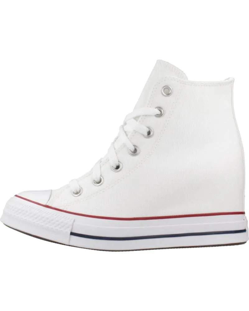 Zapatillas deporte CONVERSE  de Mujer ZAPATILLAS MUJER MODELO CHUCK TAYLOR ALL STAR WEDGE PLATFORM  WHTRED