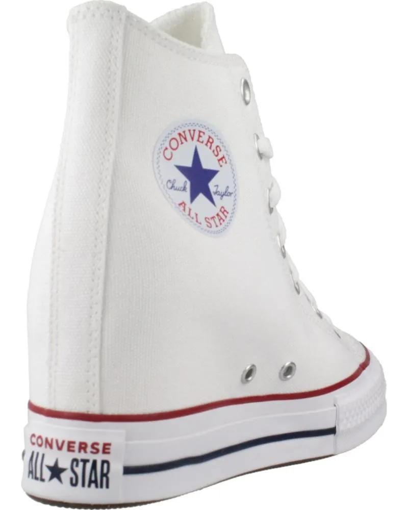 Zapatillas deporte CONVERSE  de Mujer ZAPATILLAS MUJER MODELO CHUCK TAYLOR ALL STAR WEDGE PLATFORM  WHTRED