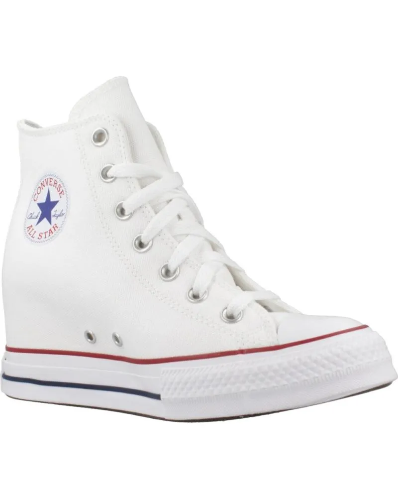 Zapatillas deporte CONVERSE  de Mujer ZAPATILLAS MUJER MODELO CHUCK TAYLOR ALL STAR WEDGE PLATFORM  WHTRED