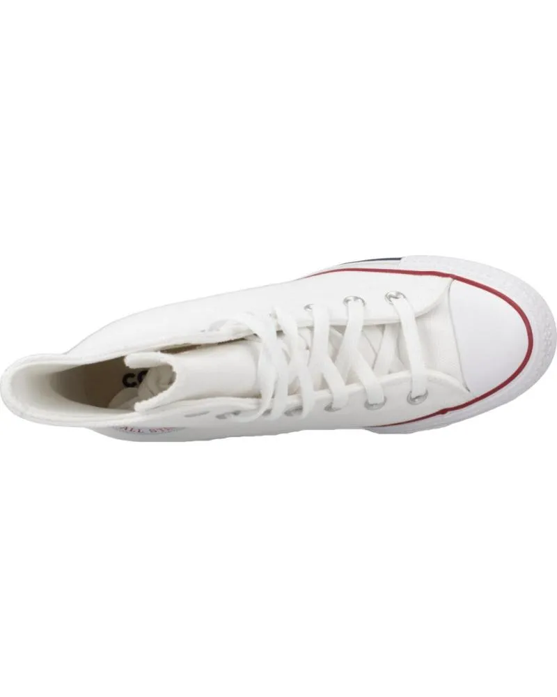 Zapatillas deporte CONVERSE  de Mujer ZAPATILLAS MUJER MODELO CHUCK TAYLOR ALL STAR WEDGE PLATFORM  WHTRED