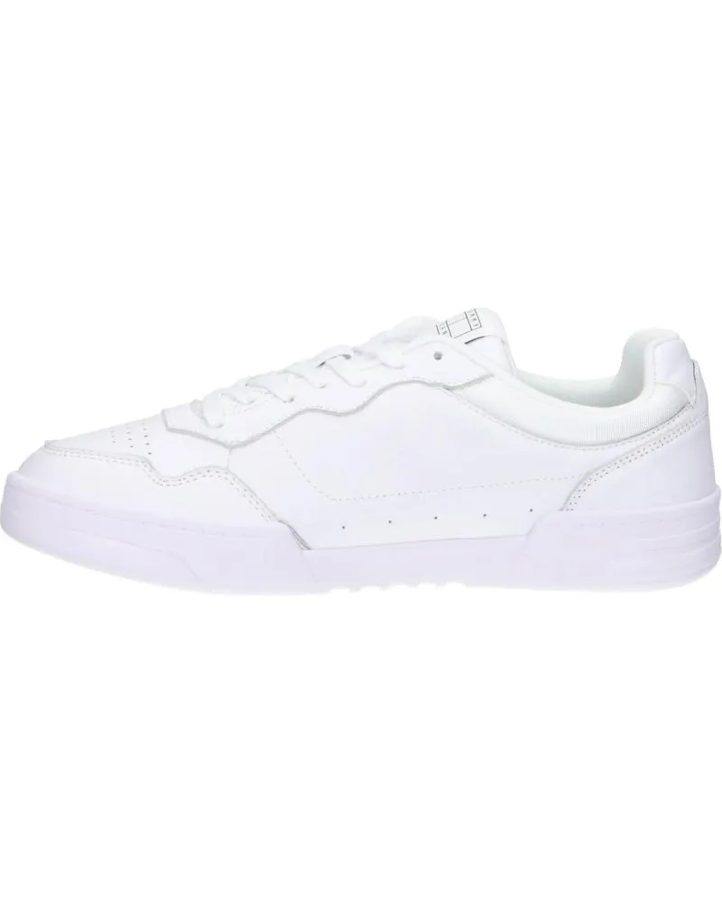 Zapatillas deporte TOMMY HILFIGER  de Hombre EM0EM01443 CUPSOLE LEATHER ESS  YBR WHITE