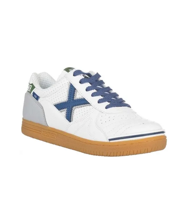 Zapatillas Munich G-3 Kid Vco 333 Infantil Blanco Azul