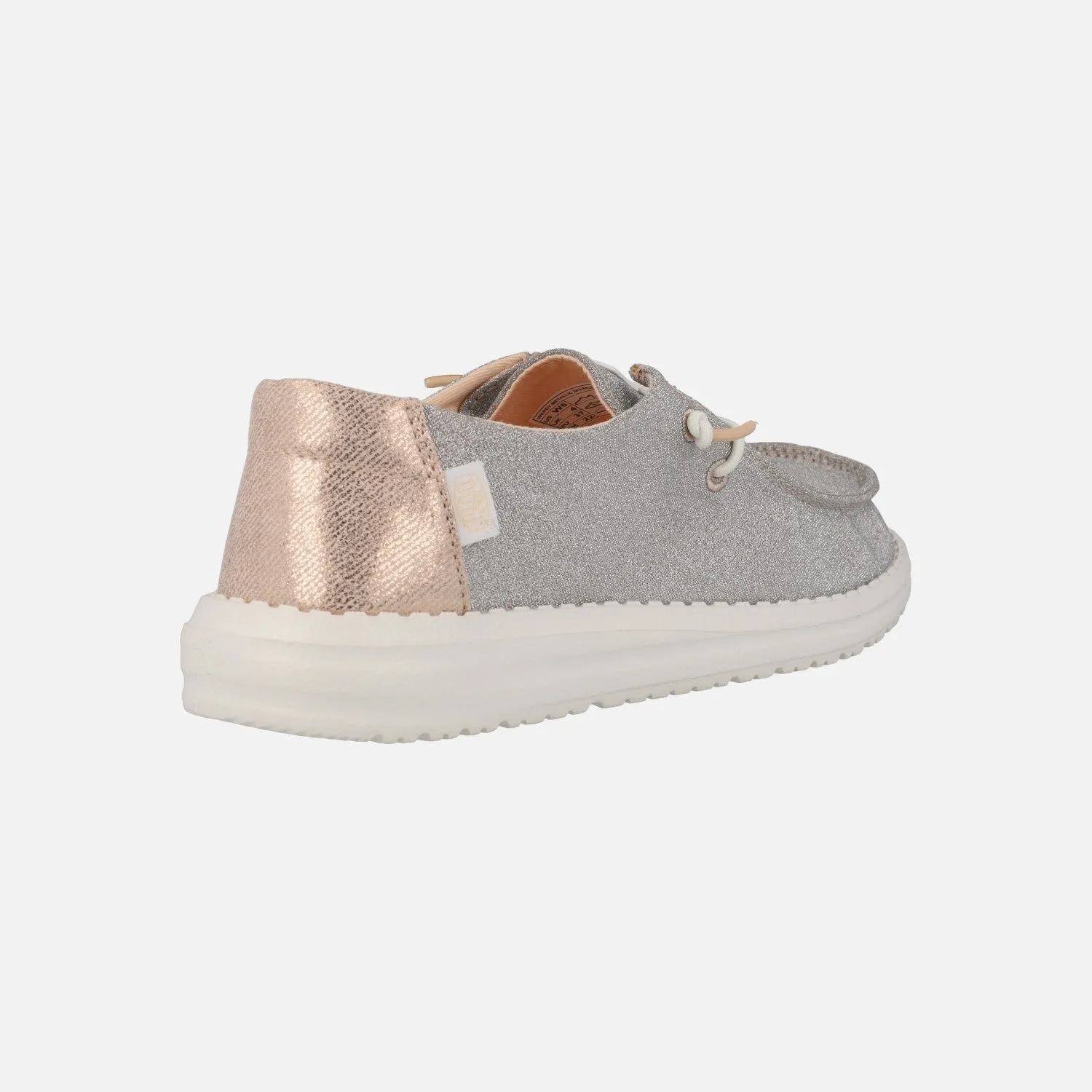 Zapatillas para mujer Hey dude Wendy Metallic sparkle