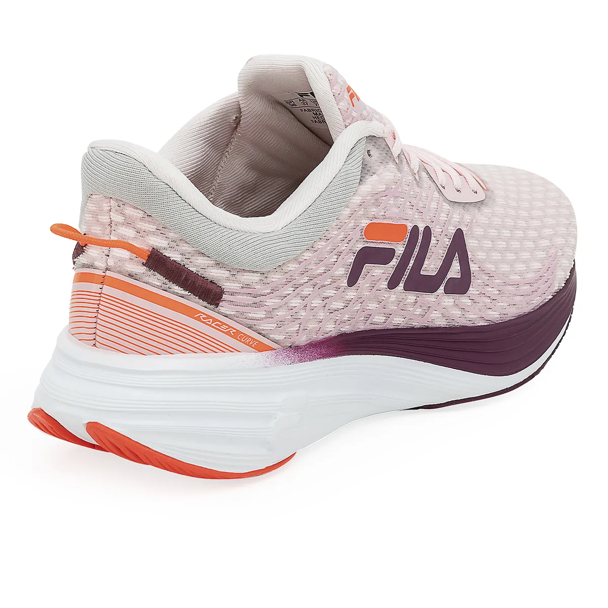 Zapatillas Running Fila Racer Curve Mujer Rosa