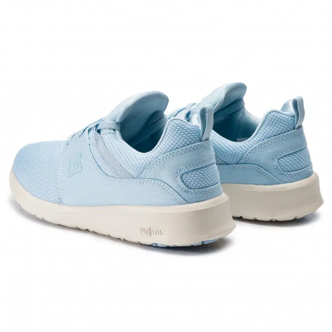 Zapatillas textiles DC Shoes muy cómodas para mujer HEATHROW LIGHT BLUE (lbl) Ref. ADJS700021 azul cielo