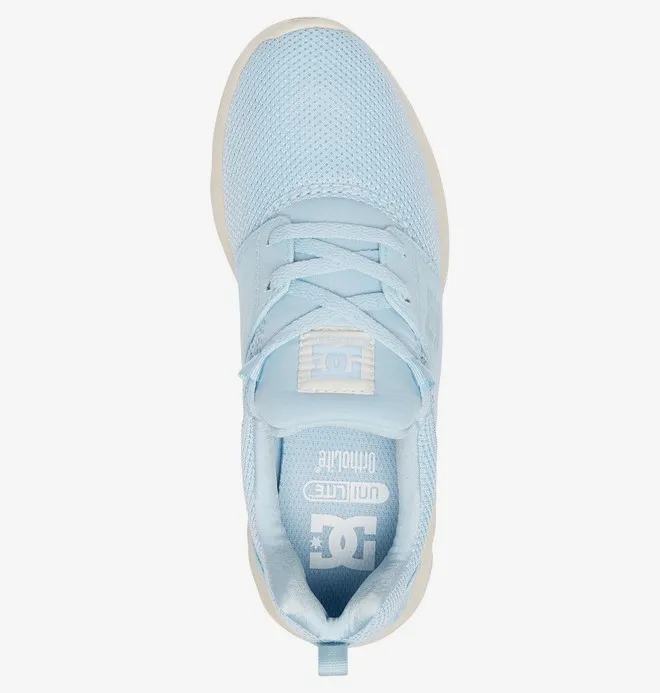 Zapatillas textiles DC Shoes muy cómodas para mujer HEATHROW LIGHT BLUE (lbl) Ref. ADJS700021 azul cielo