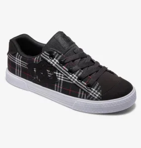 Zapatillas téxtil DC Shoes para mujer CHELSEA black/plaid (bpd) Ref. ADJS300243 negra cuadros