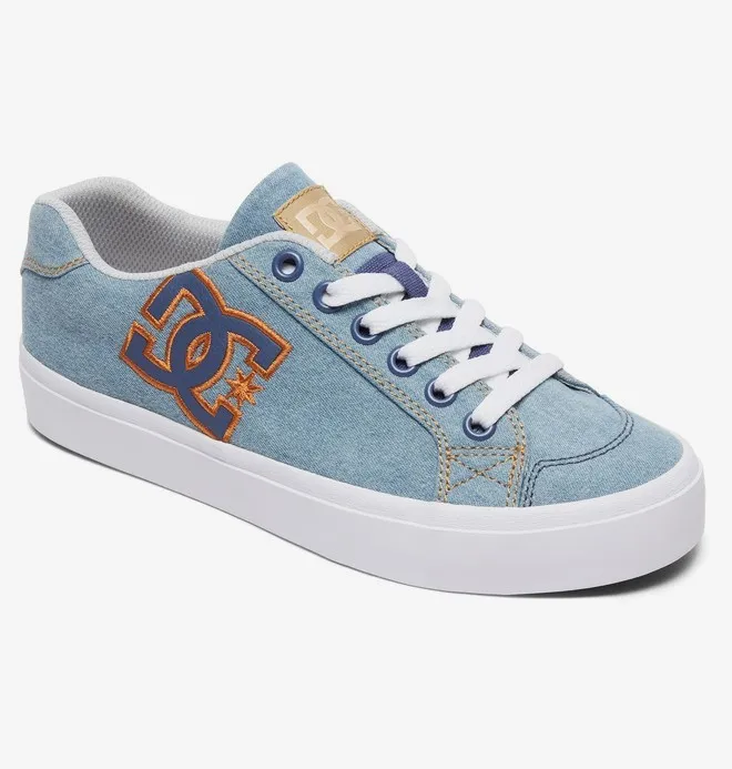 Zapatillas téxtil DC Shoes para mujer CHELSEA PLUS TX SE Denim(DNM) Ref. ADJS300232 Azul tejana