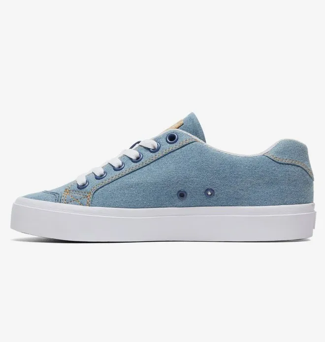 Zapatillas téxtil DC Shoes para mujer CHELSEA PLUS TX SE Denim(DNM) Ref. ADJS300232 Azul tejana