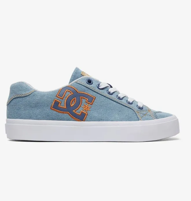 Zapatillas téxtil DC Shoes para mujer CHELSEA PLUS TX SE Denim(DNM) Ref. ADJS300232 Azul tejana