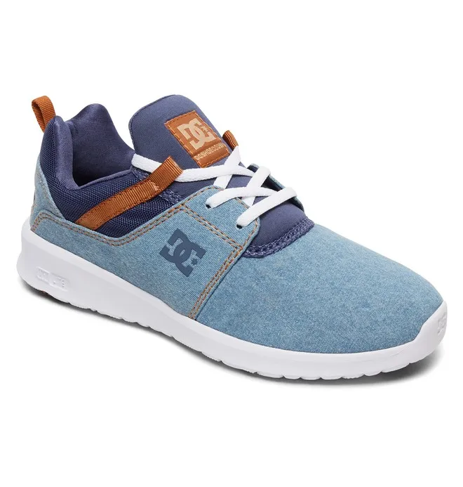 Zapatillas téxtiles DC Shoes muy cómodas para mujer HEATHROW TX SE DENIM (dnm) Ref. ADJS700025 azul tejano