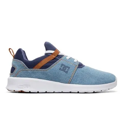 Zapatillas téxtiles DC Shoes muy cómodas para mujer HEATHROW TX SE DENIM (dnm) Ref. ADJS700025 azul tejano