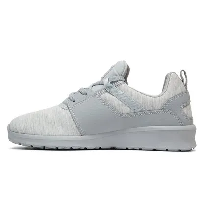 Zapatillas téxtiles DC Shoes muy cómodas para mujer HEATHROW TX SE GREY (XSSS) Ref. ADJS700025 gris