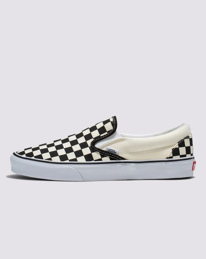 Zapatillas Vans Classic Slip-on - Black White Cheker