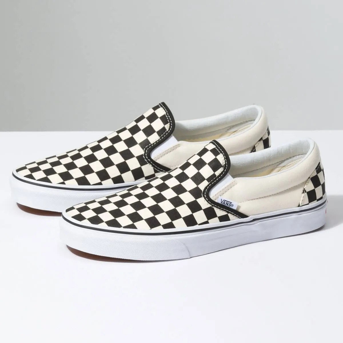 Zapatillas Vans Classic Slip-on - Black White Cheker